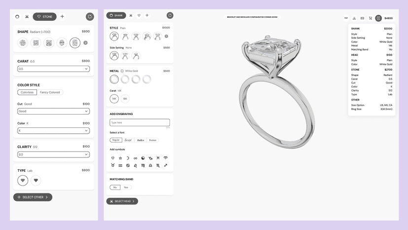 Keyideas Ring Configurator for Jewelers