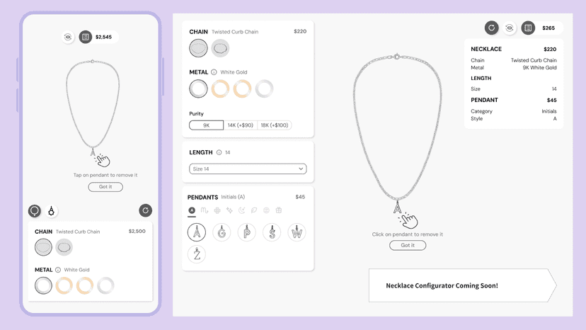 Build Your Necklace with Pendant That Match Your Style