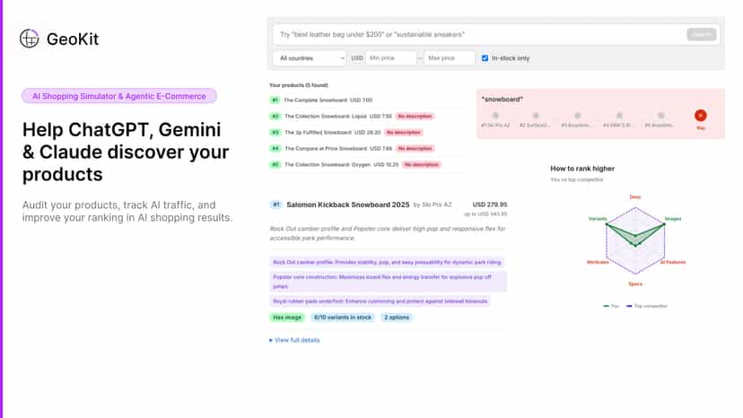AI Simulator: see how ChatGPT ranks your products vs competitors