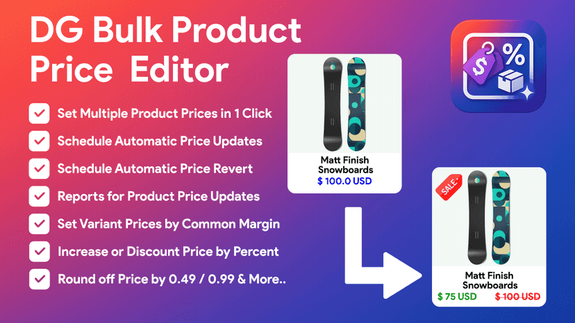 DG Bulk Product Price Editor Feature Media Image