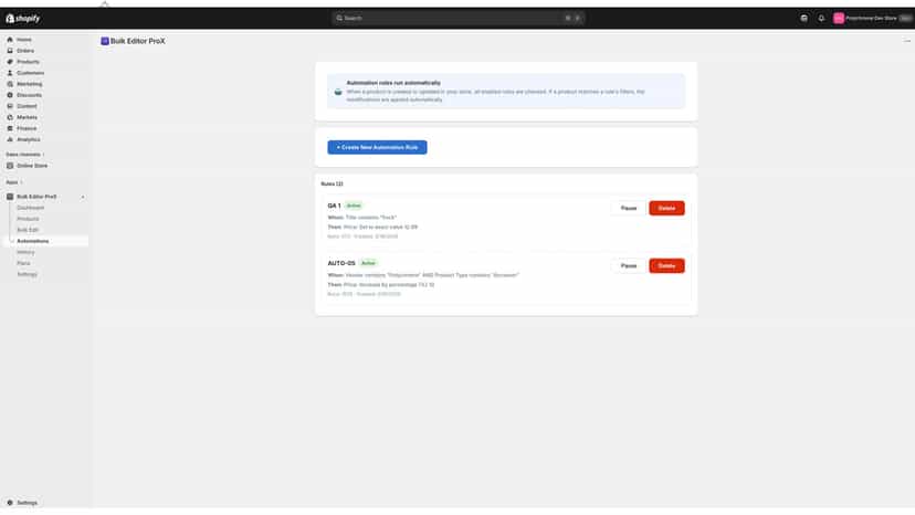 Set Up Automations