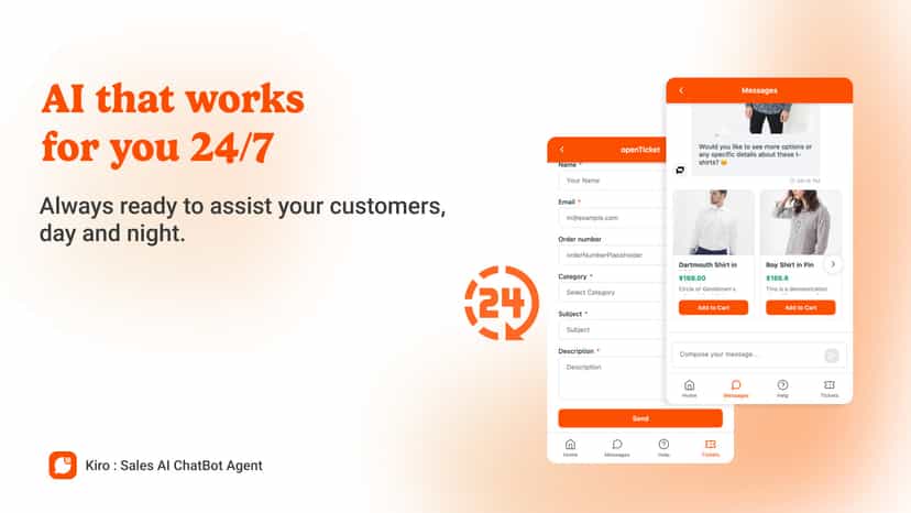 Enhance customer support with AI chatbot trained by store data
