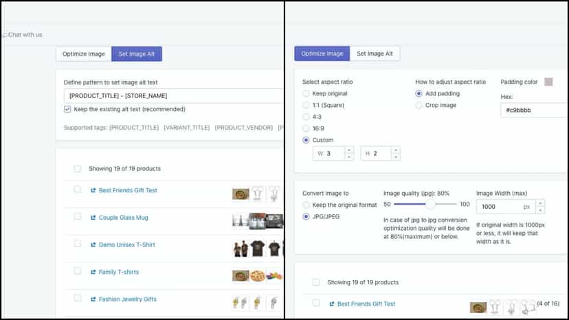 SEO Image Alt Tag Bulk Upload or Edit With Templates Or Custom