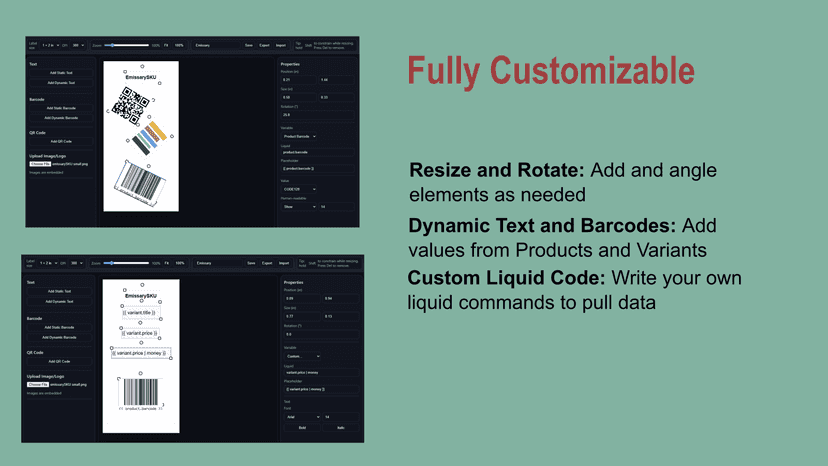 Fully Customizable