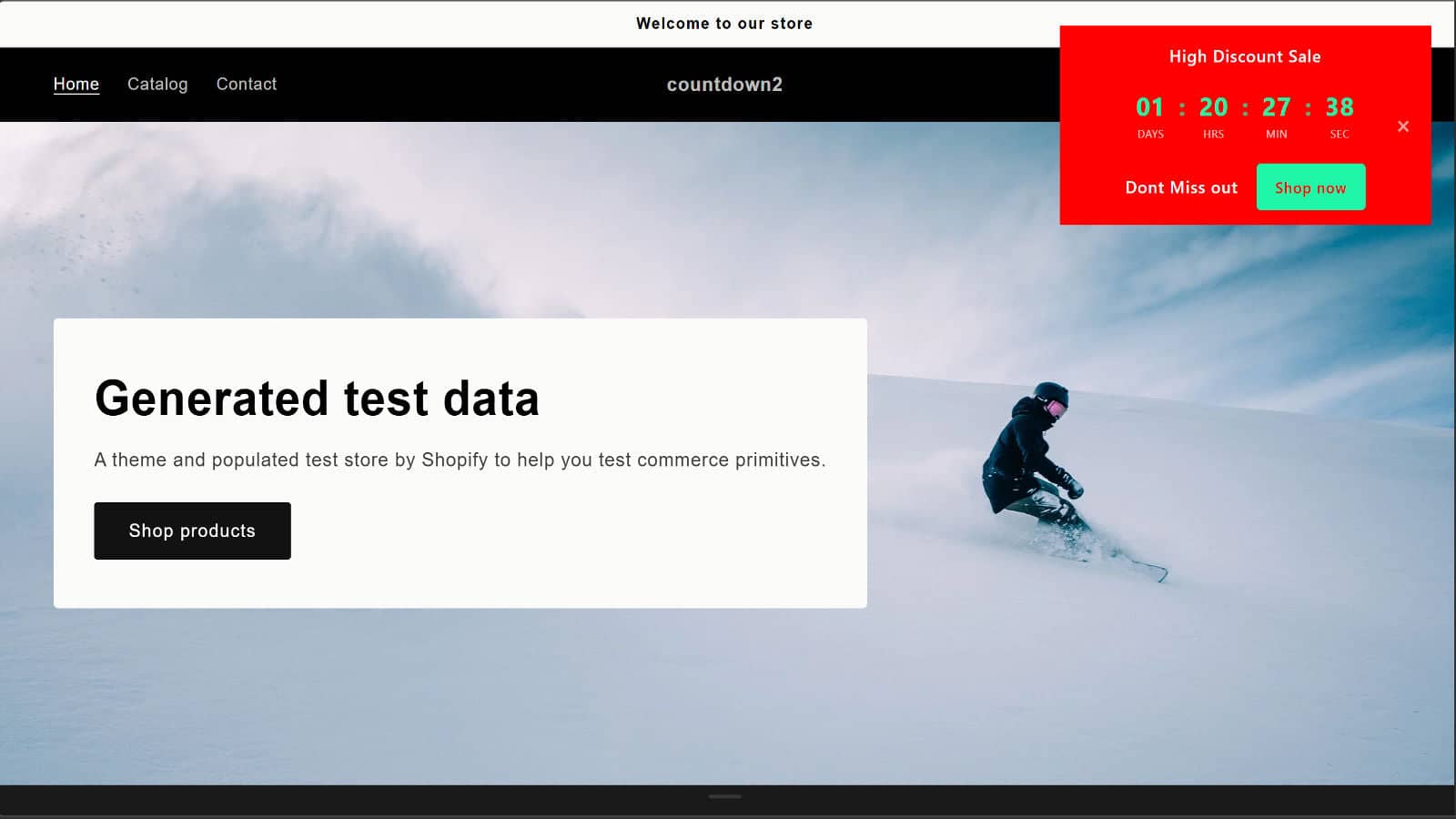 put anywhere you want