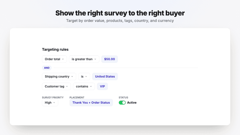 Insights: attribution bars, NPS 72, responses