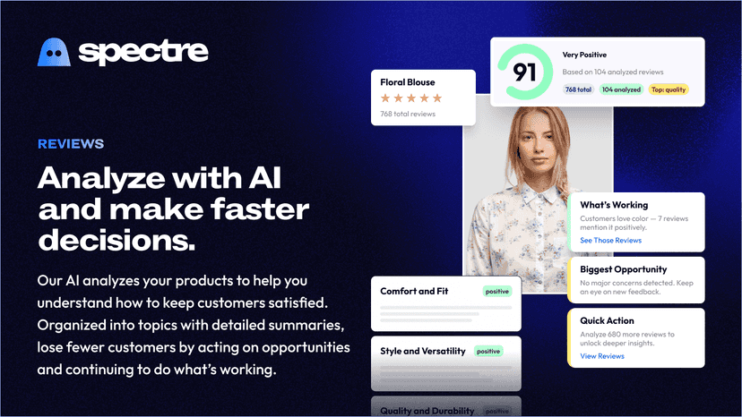 Analyze with AI and make faster decisions.