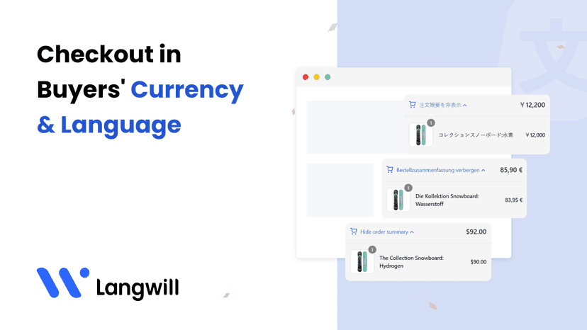 Checkout in local currency