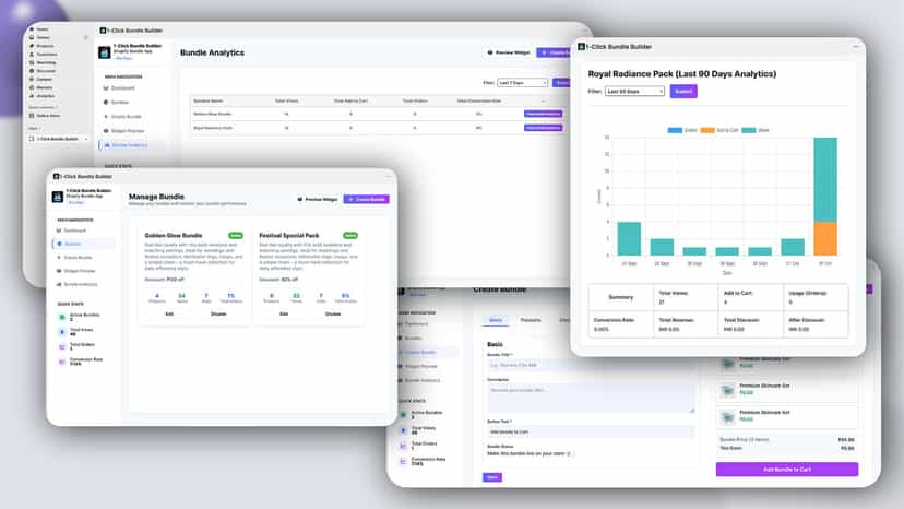 1-Click bundle Builder Preview