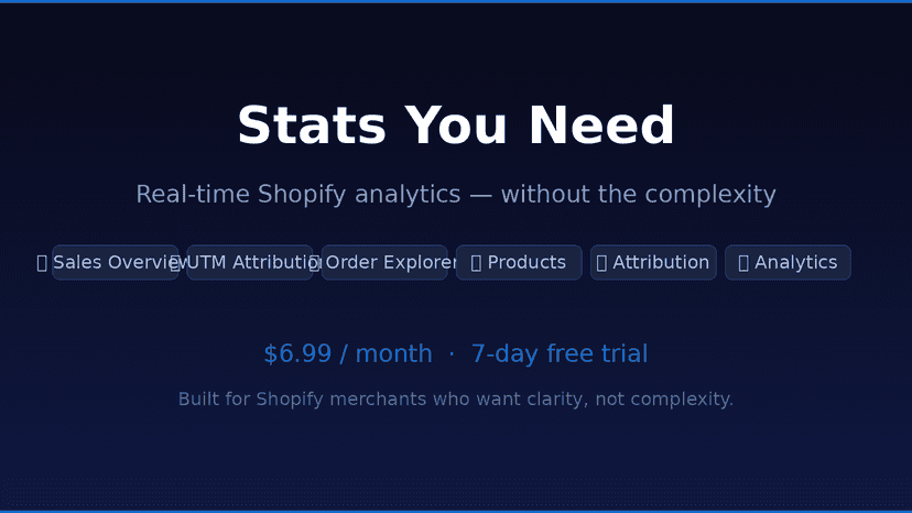 Stats You Need
