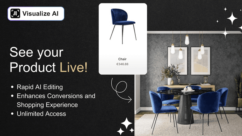 Visualize Your Products with Visualize AI.