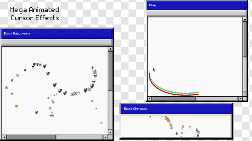 Mega Animated Cursor Effects: Relive the nostalgia of the 90's