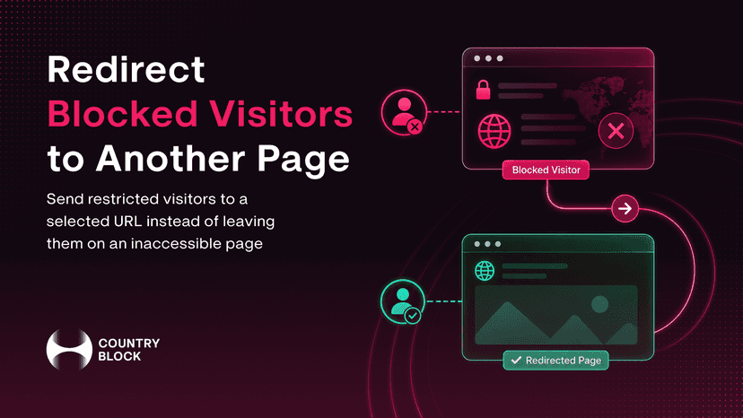 Redirect Blocked Visitors to Another Page