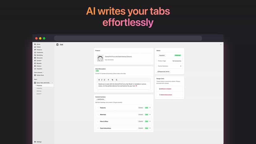 Sumo Tabs app