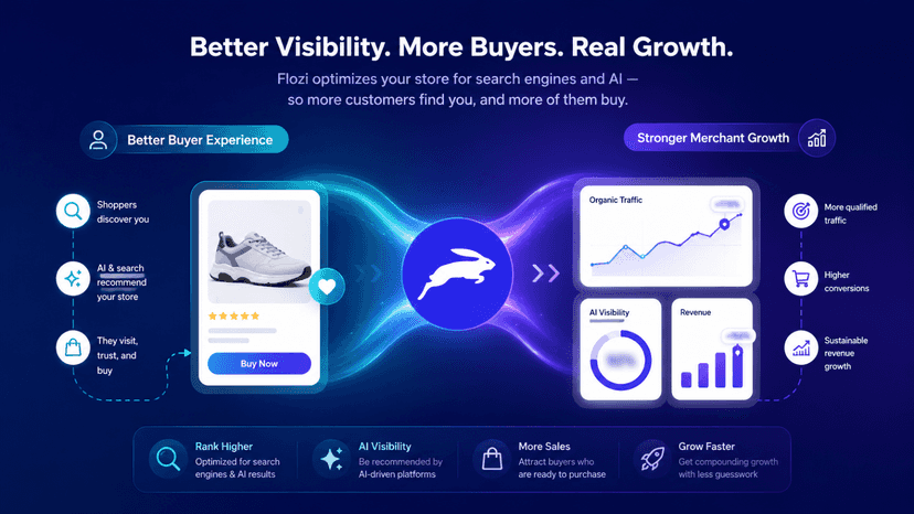 AI visibility dashboard showing how search optimization drives t