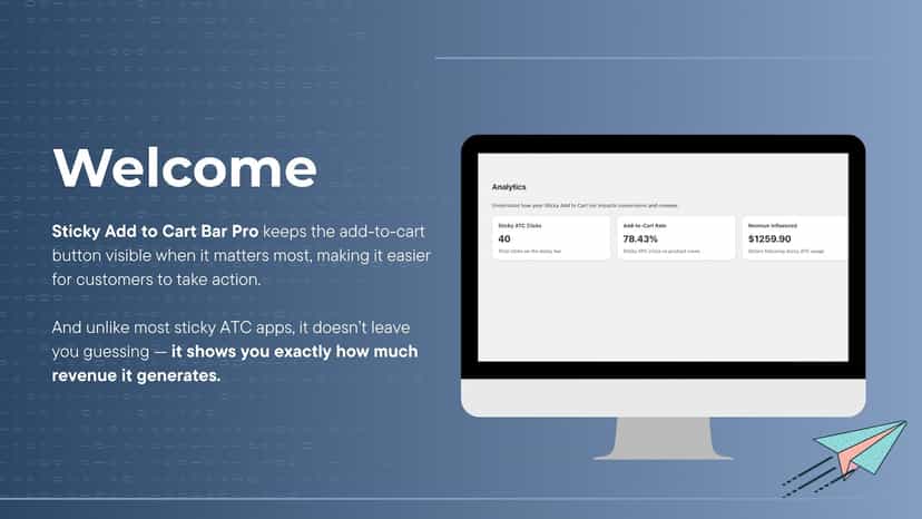 Analytics and impact - Sticky Add-To-Cart Bar Pro
