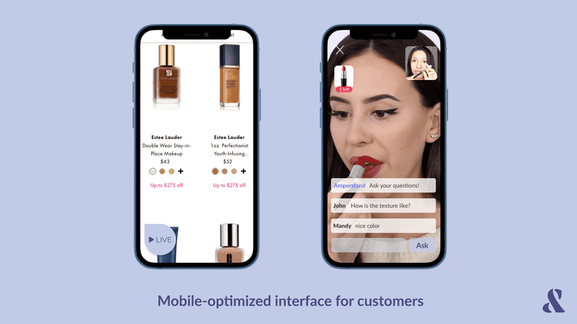 Mobile-optimized interface makes buying easy