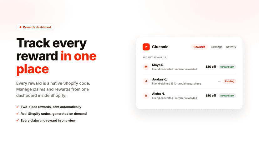 gluesale-feature-dashboard