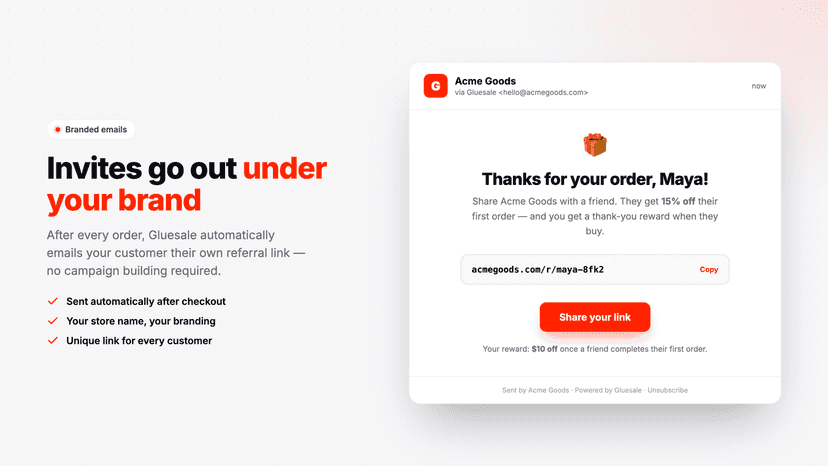 gluesale-feature-customer-email