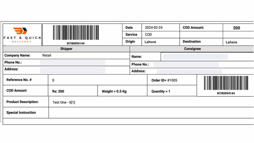 Label Print Option to Print Label After the Booking