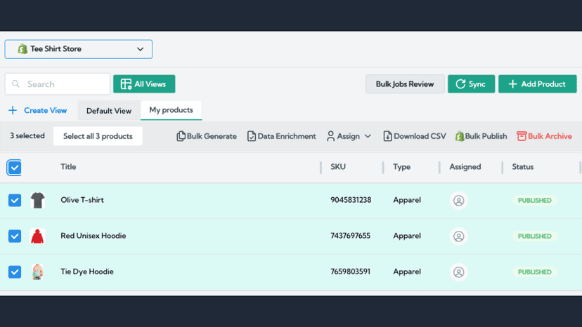 Connect and manage your entire product catalog in one place