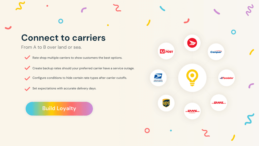 Connect to carriers