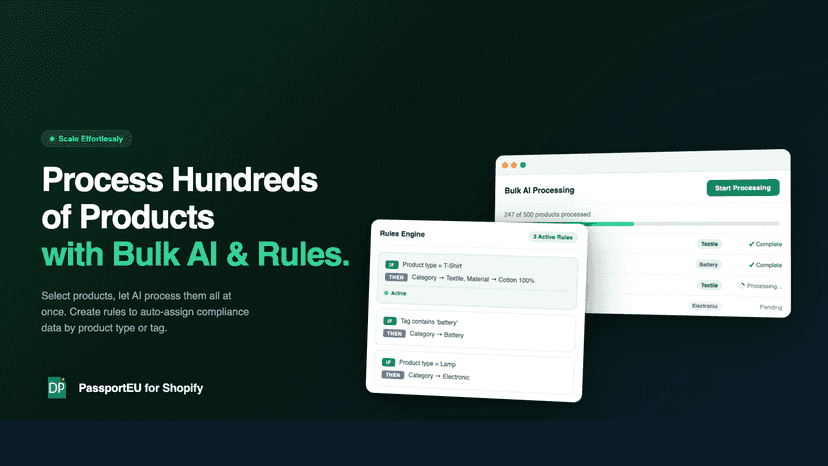 Bulk AI and Rules engine for hundreds of products