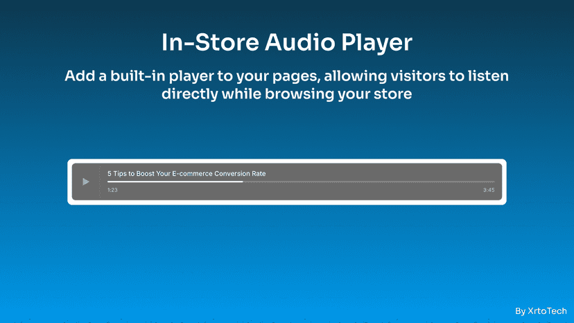In-Store Audio Player