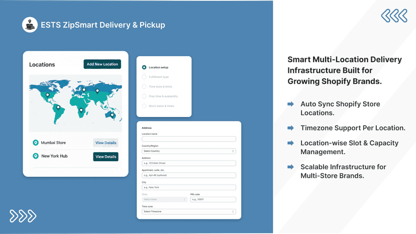 Add / Manage Zipcodes