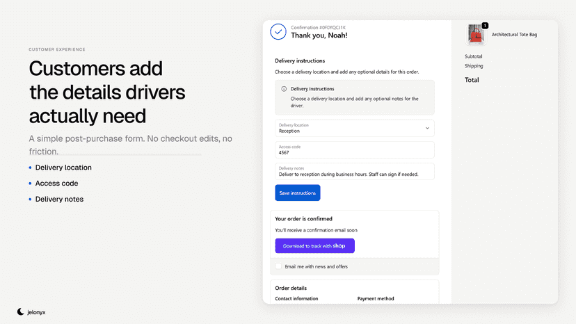 customer form