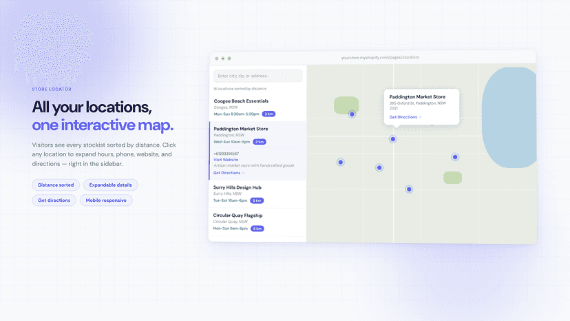 All your locations, one interactive map