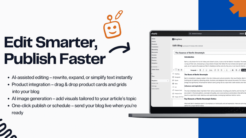 Easy-to-use Drag & Drop Editor
