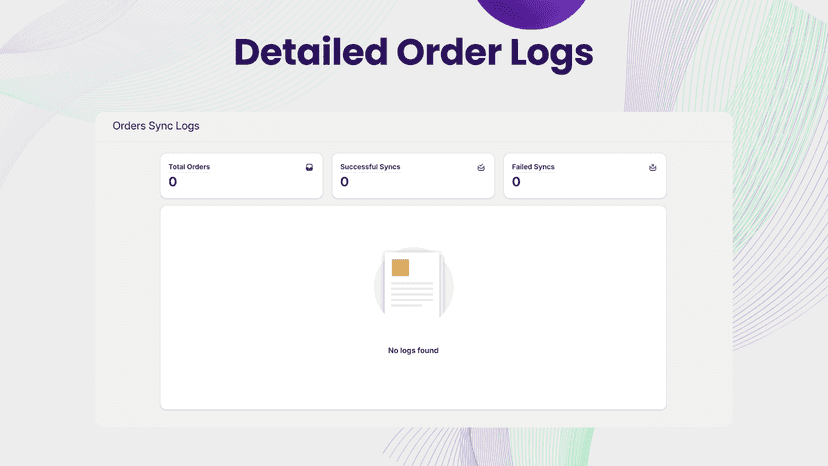 order logs