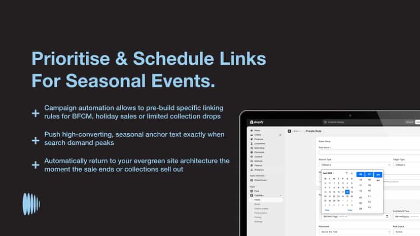 Schedule seasonal SEO links with Catalinks campaign automation