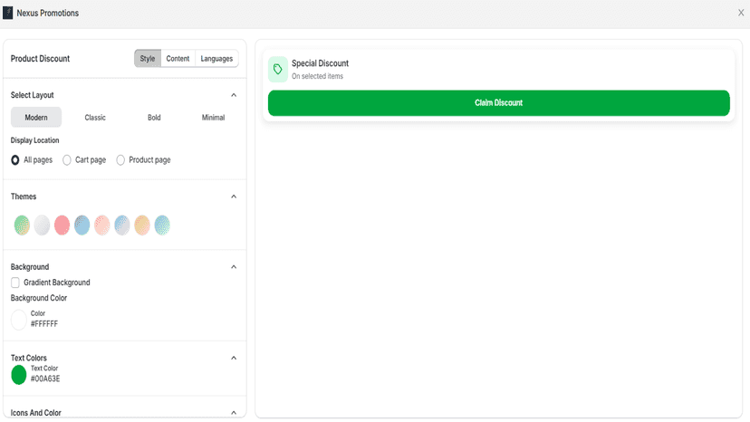 design configurator