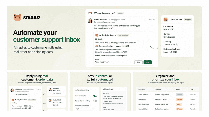Automate your Customer Support Inbox