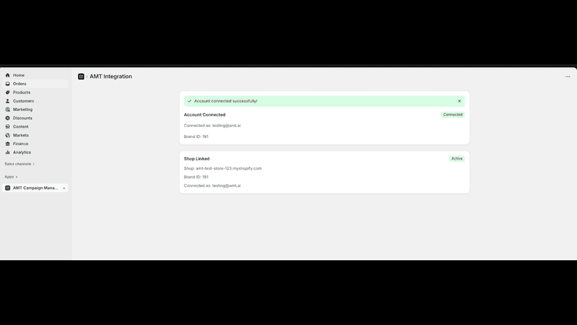 embedded app - for linking shop to store through oauth