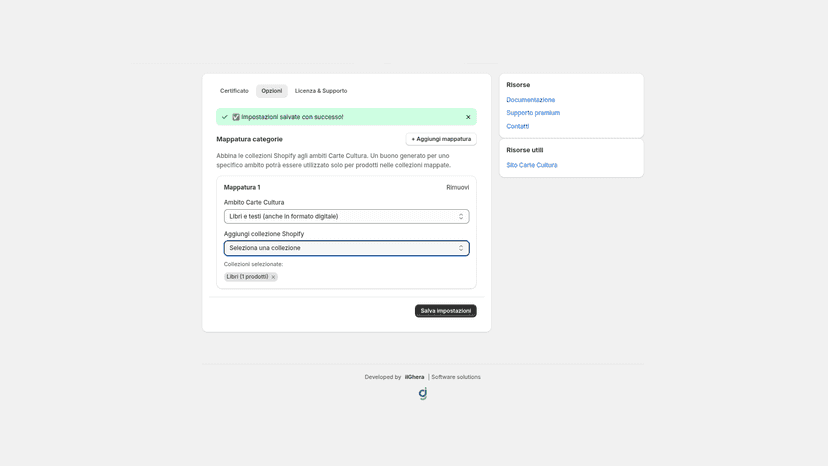 Personalizza il comportamento dell'app
