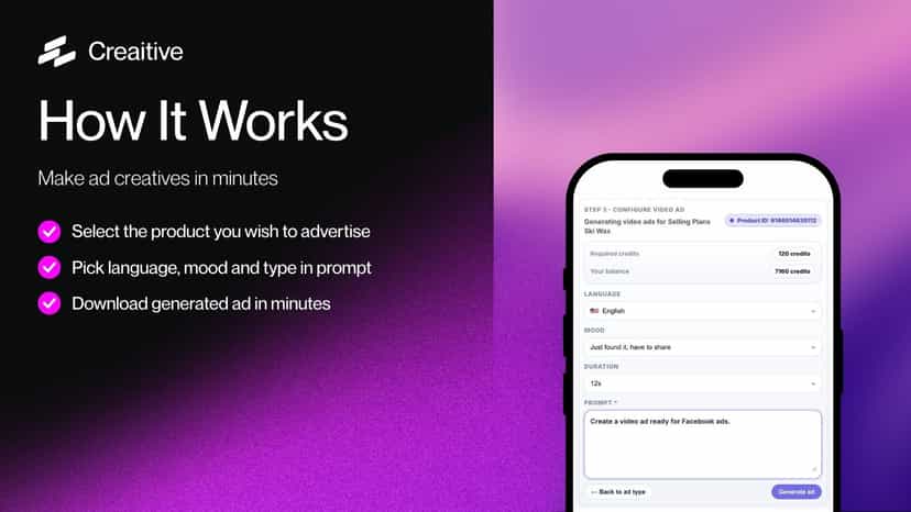 Creaitive: AI Meta Ad Creative
