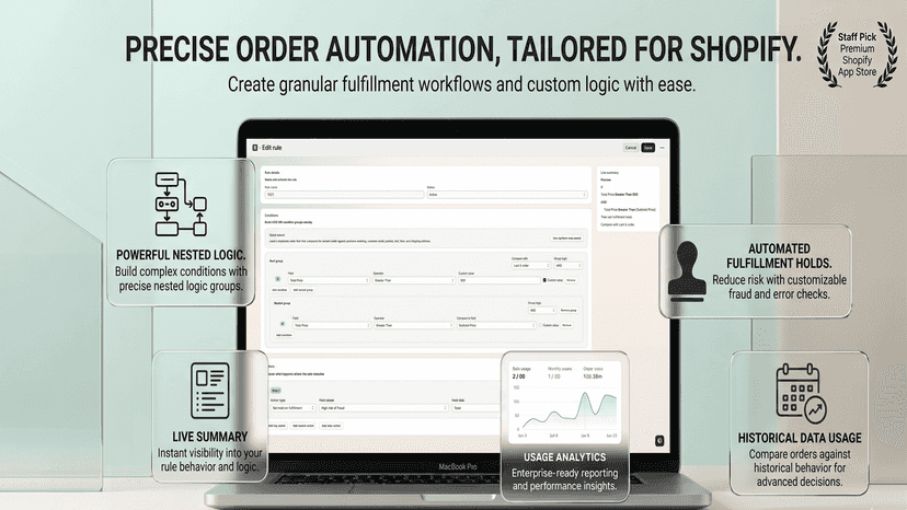 Edit Rule Visual Builder