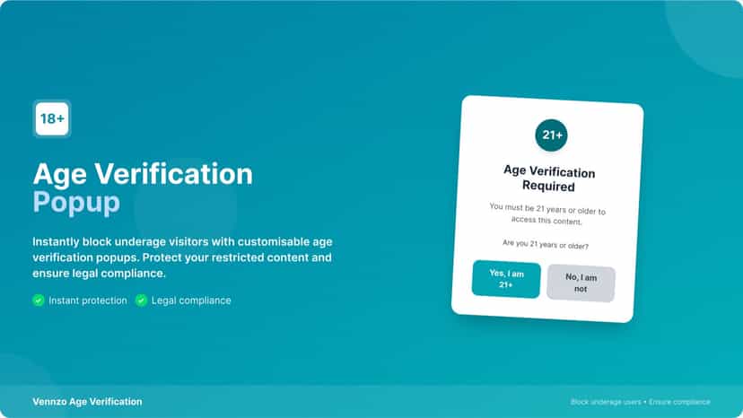 age verification popup
