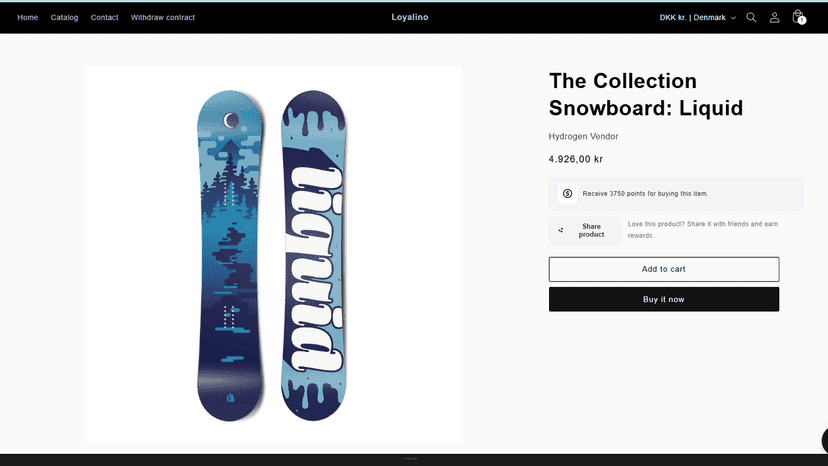 Product page points badge