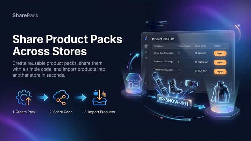 Share Product Packs Across Stores