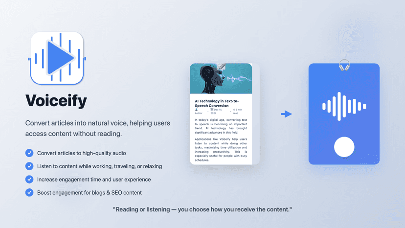 Convert text into natural-sounding audio