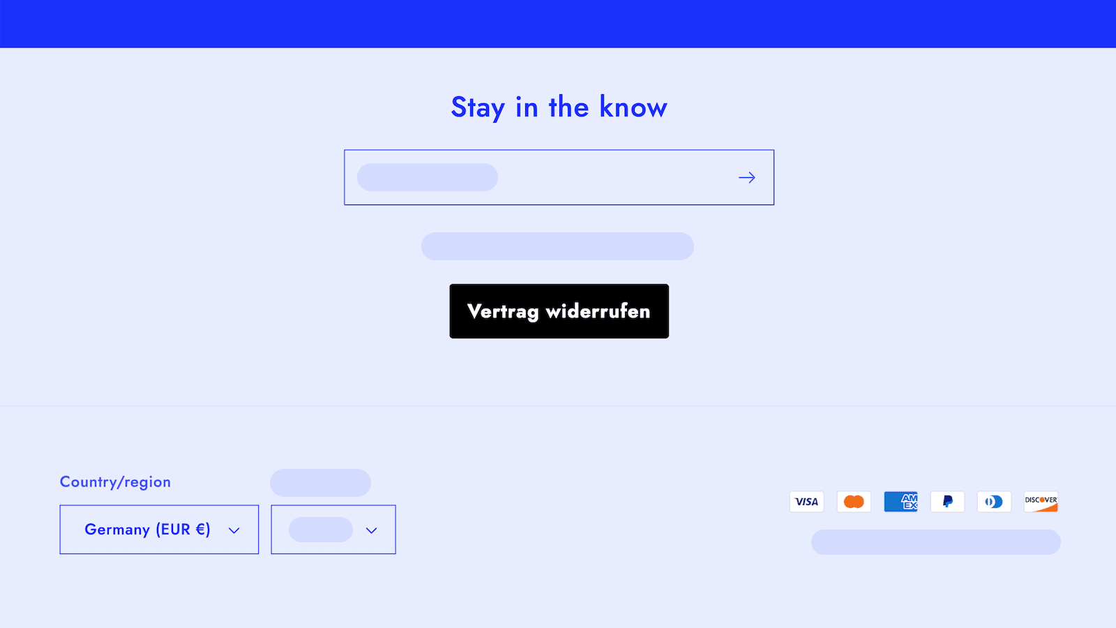 Embed Widerruf Button anywhere you need