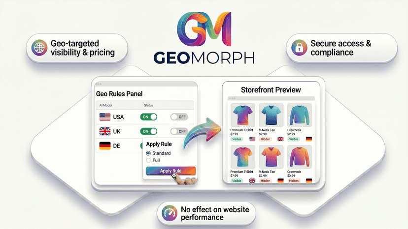 Preview of GeoMorph features natively managing store traffic
