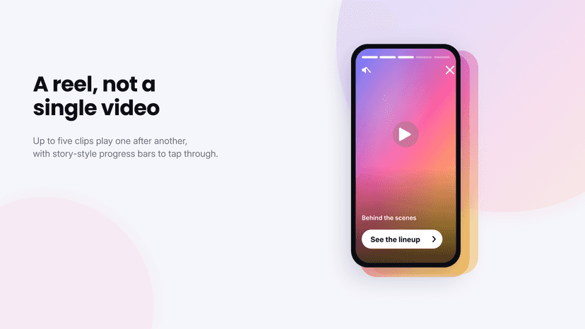 Carousel you choose, not just one video