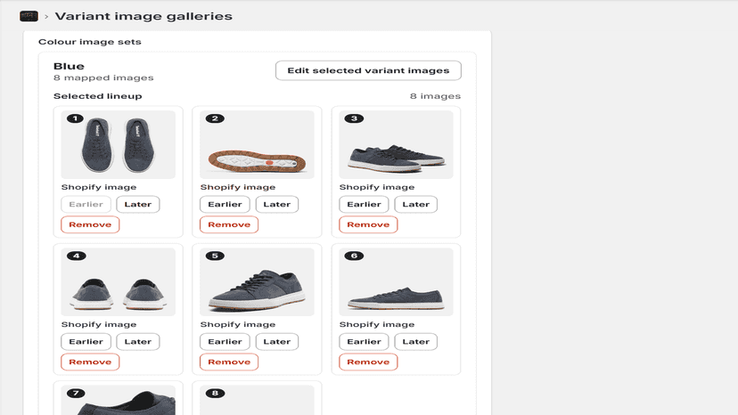 Backend screenshot