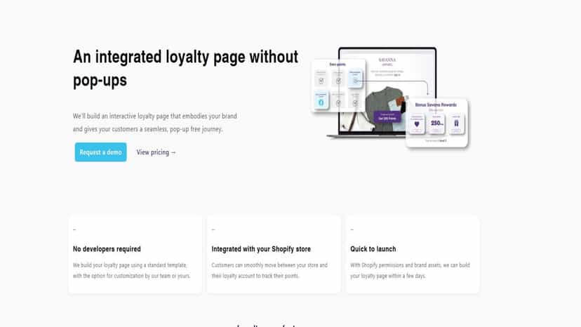 Loyalty Engage dashboard User Profile