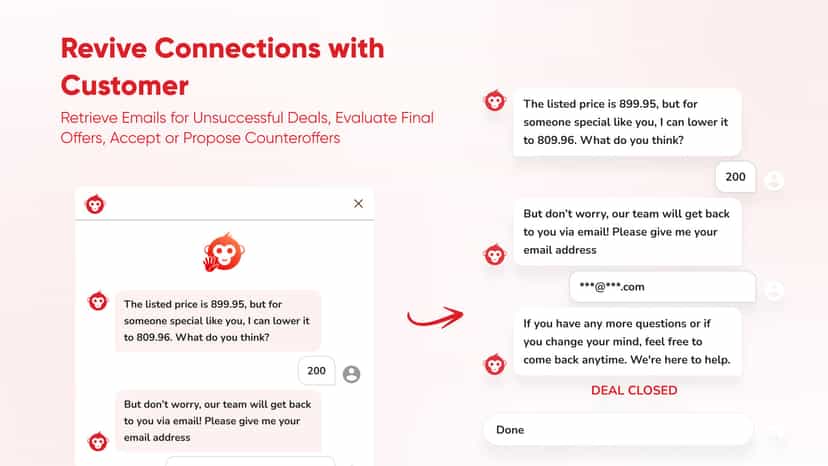 Revive Deals: Evaluate, Accept, Counteroffer via Email